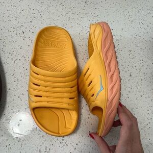 Hoka Recovery Slide Orange 7